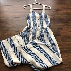 Zara Kids Striped Jumpsuit